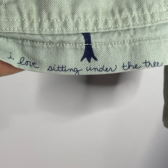 Melrose Studio Light Green Women’s Jacket Windbreaker Size L - Picture 5 of 15